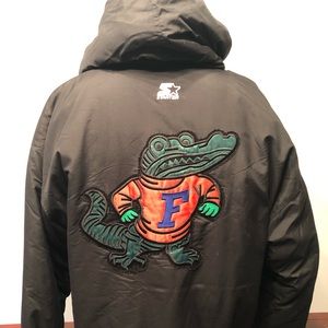 Vintage Black Florida gators starter hooded jacket